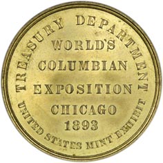 Commemorative Coin, 1893 World Expo